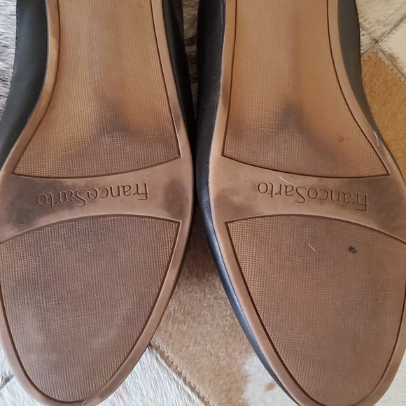 Franco Sarto Black Tasseled Mules Size 8 - Picture 4 of 4